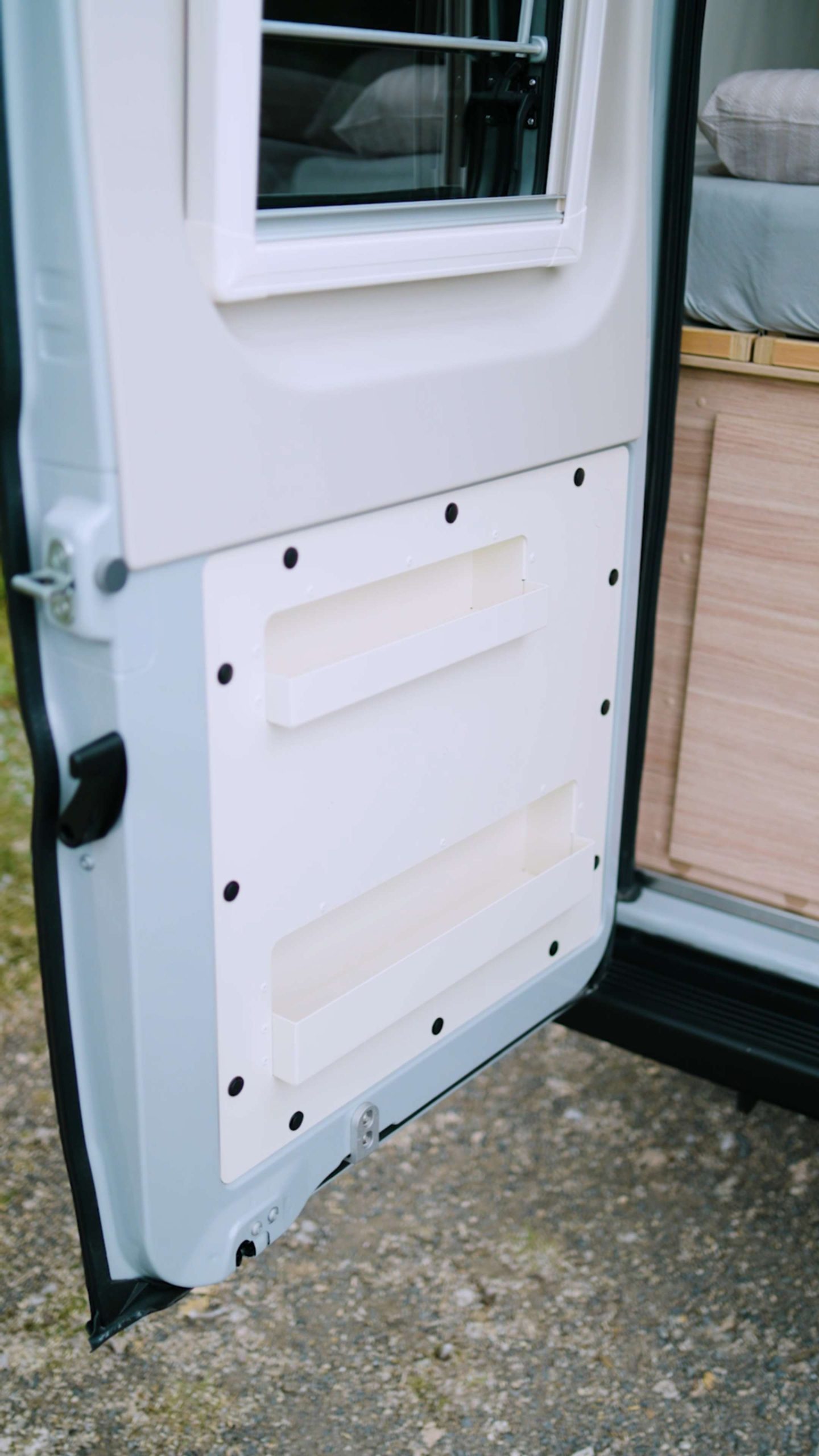 Linke Hecktür Kastenwagen Verkleidung Organizer