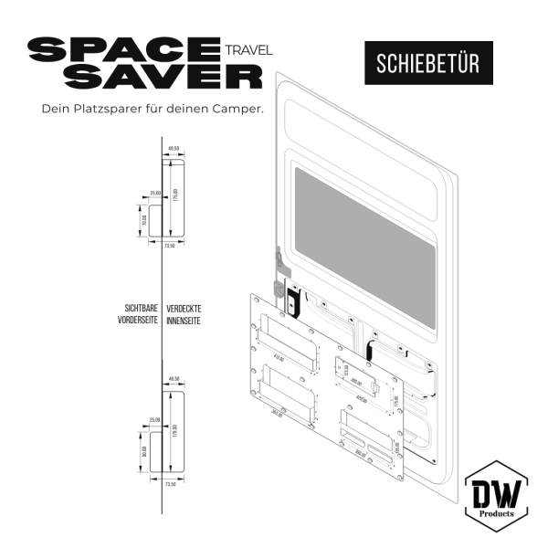 SpaceSaver Travel Maße für Selbstausbauer