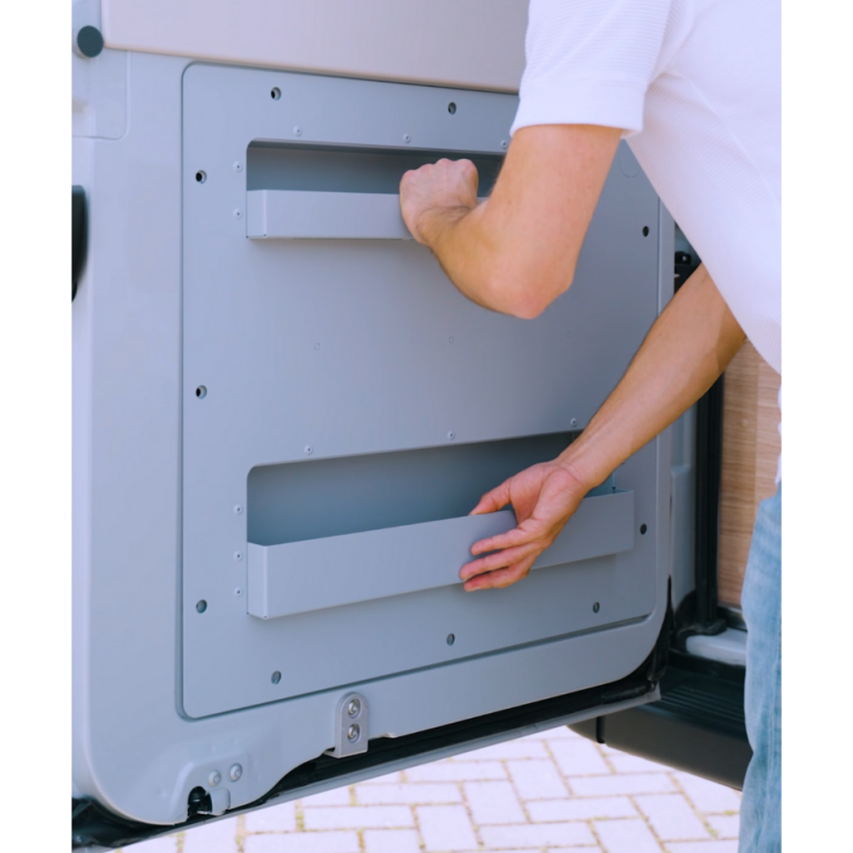 Ordnung im Camper mit Organizer in den Türen